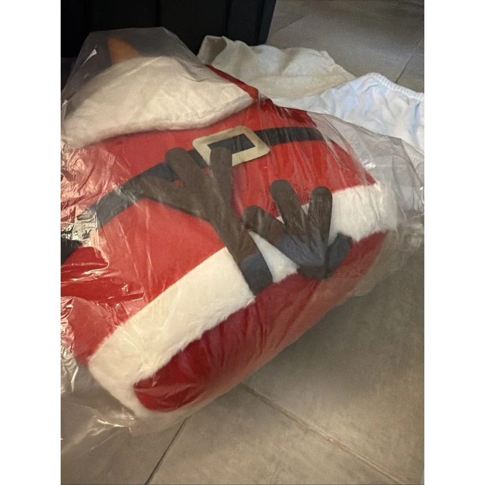 Target Christmas Plush Santa Bird Large Stuffed Animal Holiday Decor Toy pillow
